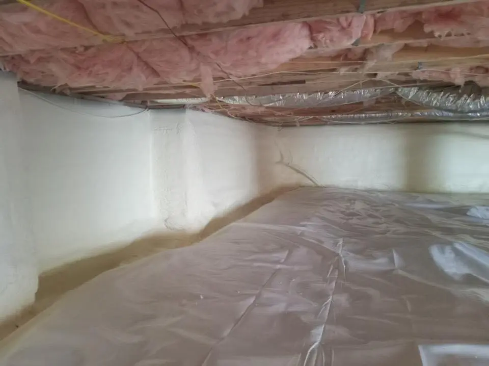 Crawl space encapsulation with closed-cell spray foam for Metal Roof Coating in Green Valley
